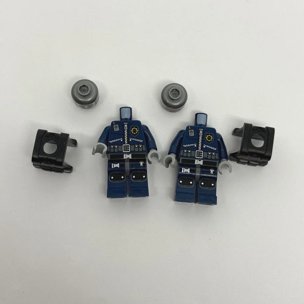 LEGO Robo SWAT Minifigure Lot x2 Super Secret Police The LEGO Movie 70819 Emmet